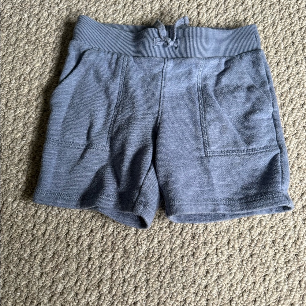 Janie and jack ‘the slub French terry’ blue shorts boys 4T